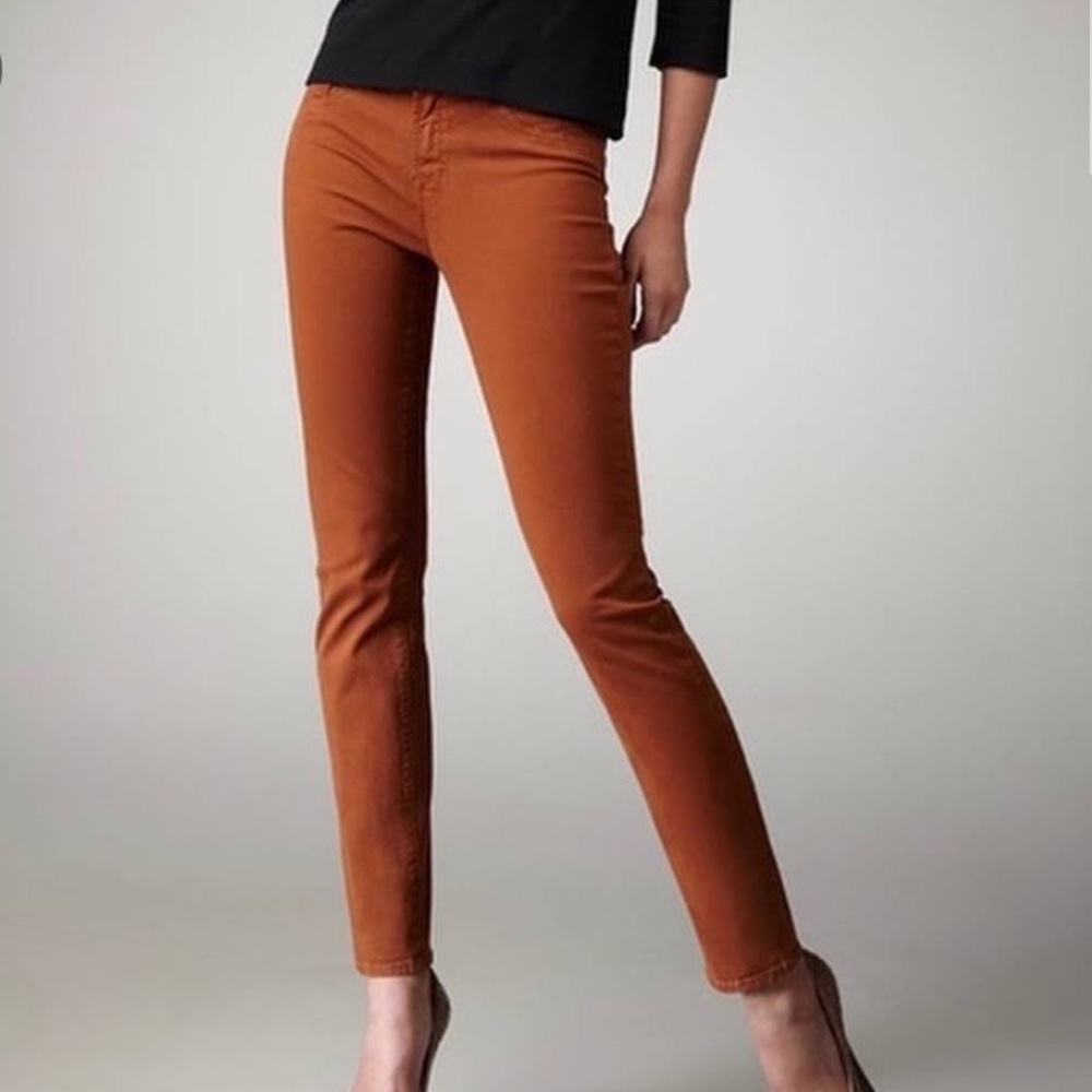 COPY - Mid-Rise J Brand Rust Skinny Jean